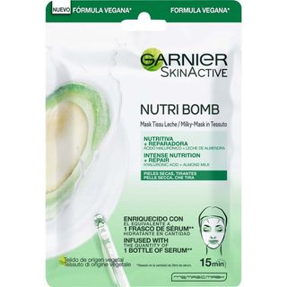 Nutri Bomb Mascarilla Nutritiva Reparadora Leche de Almendra - Garnier - 28 gr 3600542319522