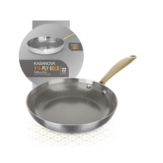 Padella 22 cm triplo strato Tri-Ply - Gold