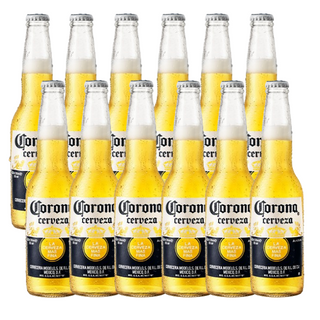 Pack 12x Corona Cerveza Extra Botella 355ml