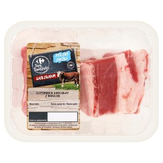 Carrefour Targ Świeżości Szponder wołowy z kością, waga od 0,7 kg