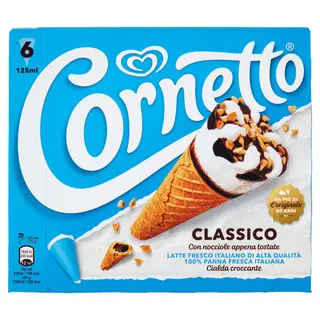 Cornetto Algida Classico 6 Gelati 450 g - 8711327591370