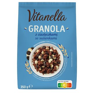 Vitanella Granola z ciasteczkami, 350 g