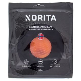 Norita Black Label Salmone Affumicato Superiore Norvegese 50 g