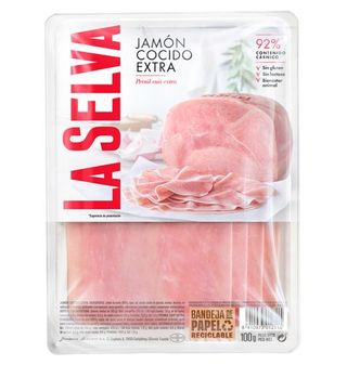 Jamón La Selva Cocido Lata Lonchas 100 G