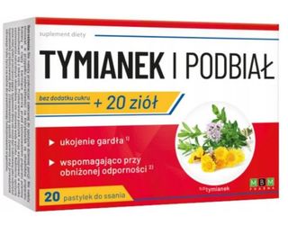 MBM Tymianek i Podbiał 20 pastylek