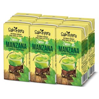 Zumo De Manzana Dia Saborfera Pack 6 X 200 Ml