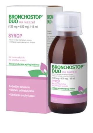 Bronchostop Duo 120 mg + 830 mg/15ml 120 ml