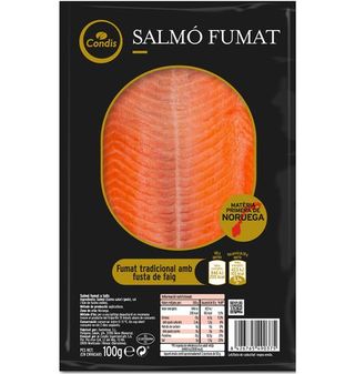 Salmón Condis Noruego Ahumado 100 G