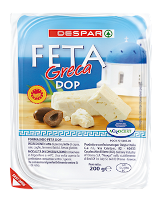 Formaggio Feta Greca Dop Despar 200G