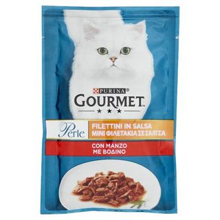 Purina Gourmet Perle Filettini In Salsa Con Manzo 85 G - 191833