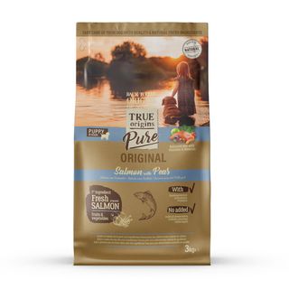 3 KG 3 kg True Origins Pure Puppy Salmón con Guisantes pienso para perros