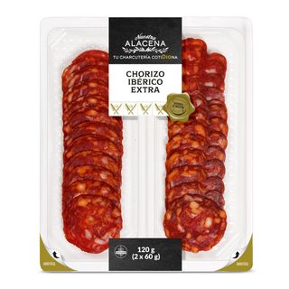 Chorizo Ibérico Extra Nuestra Alacena De Dia Bandeja 2 X 60 G