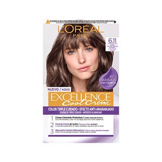 Tinte Rubio Oscuro Ceniza Cool Creme Nº 6.11 Excellence 1 Ud (3600523942268)