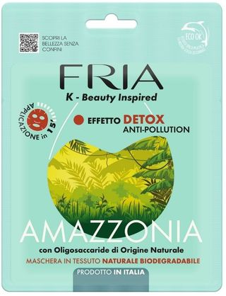 FRIA MASCHERA VISO IN TESSUTO DETOX AMAZZONIA   DIV204
