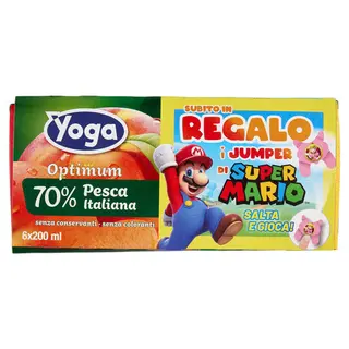 Yoga Optimum 70% Pesca Italiana 6 x 200 ml - 8001440114236