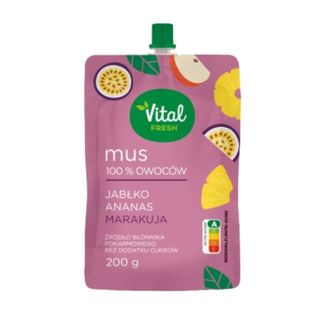 Vital Fresh Mus owocowy jabłko-ananas-marakuja 200 g