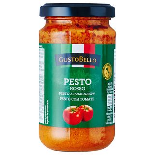 GustoBello Pesto czerwone, z pomidorów, 190 g