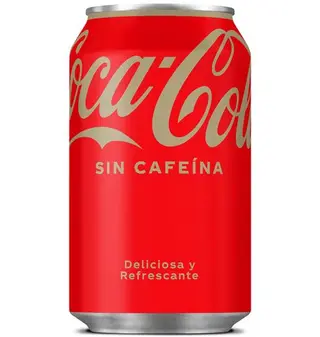 Coca-Cola Sin Cafeína Lata 33 Cl