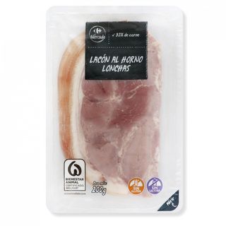 Lacon Cocido Lonchas Carrefour 200 Gr.