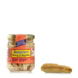 Filetti di sgombro all'olio di oliva 200g - Sangiolaro