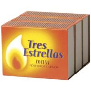 Cerillas Cocina Pack 3 Cajas Tres Estrellas (4302162)