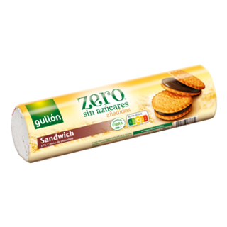 Sandwich Zero Sin Azúcar Choco Gullon 250Gr.
