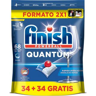 Lavavajillas Quantum Pastillas 34+34, Paquete 68 Unidades