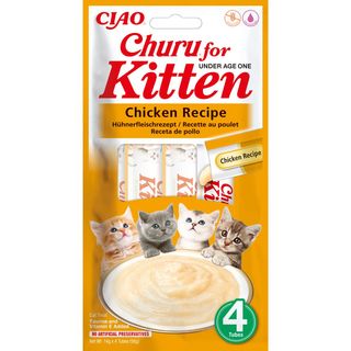 Churu snack stick kitten 4x14g pollo