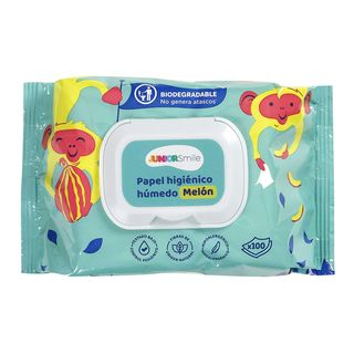 Papel Higiénico Húmedo Melón Juniorsmile 100 Uds (284611)