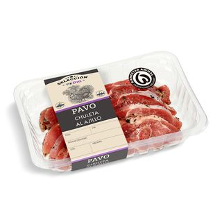 Chuletas De Pavo Al Ajillo Selección De Dia Bandeja 600 G Aprox.