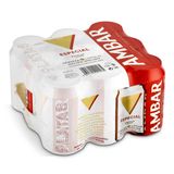 Cerveza Especial Ambar Pack 9 Latas 33 Cl.