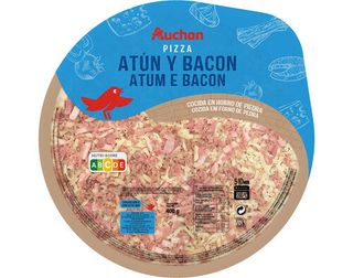 PIZZA DE ATUM E BACON AUCHAN 400 G