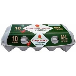 Huevos M/L Gallinas Sueltas En Gallinero Campomayor 10 Uds.