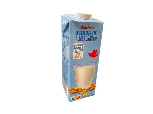 BEBIDA AUCHAN AMÊNDOAS SEM GLÚTEN 1L