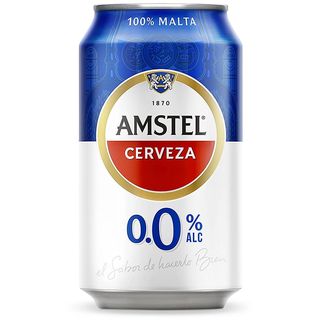 Cerveza 0,0 Rubia Amstel Lata 330 Ml.