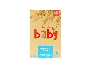 PAPA INFANTIL AUCHAN BABY LÁCTEA CEREAIS 1KG #