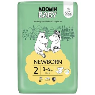 MOOMIN Fraldas Tamanho 2 - 56 un.