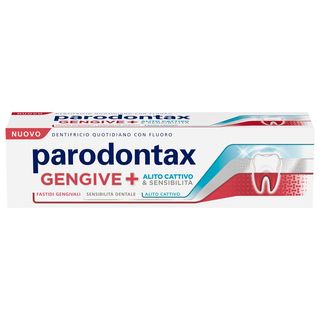 parodontax Dentifricio Quotidiano con Fluoro Gengive + Alito Cattivo & Sensibilità 75 ml