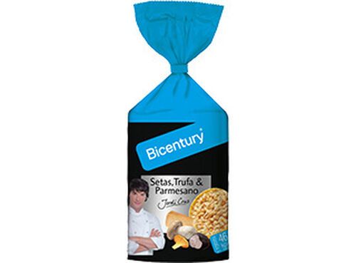 TORTITAS BICENTURY MILHO COGUMELOS TRUFA PARMESÃO 130G