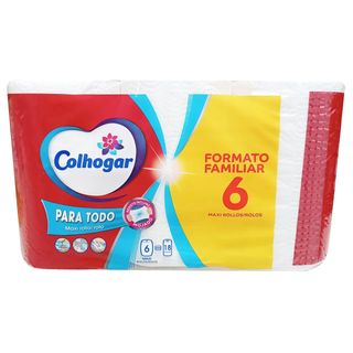 Papel Cocina Mega Xxl Colhogar 6 Rollos