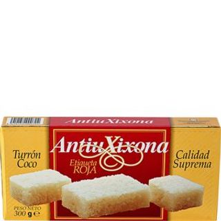 ANTIÚ XIXONA Turrón De Coco Calidad Suprema 250 G