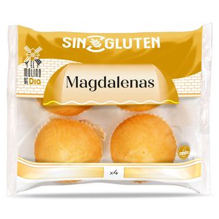 Magdalenas Sin Gluten El Molino De Dia Bolsa 160 G
