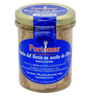 Bonito Del Norte Portomar Aceite Oliva Tarro 140 G