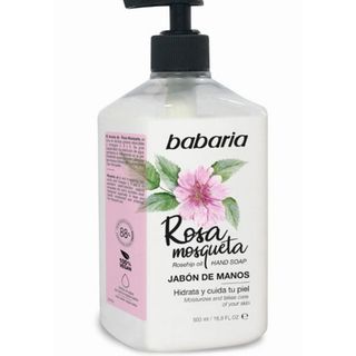 Babaria jabón de manos rosa mosqueta 500 ml