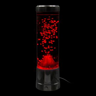 Lampada vulcano - acquario cilindro