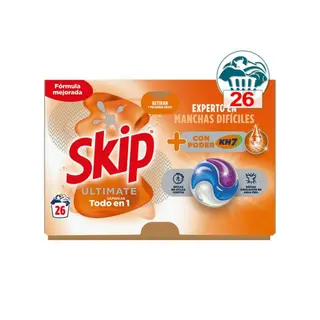 Detergente en cápsulas Kh7 SKIP ULTIAMTE, bolsa 26 dosis (304404)