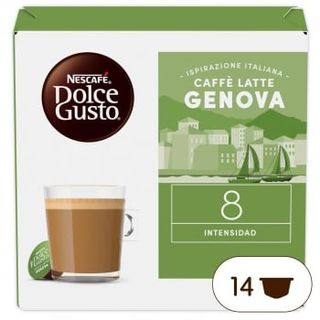 Café Cápsulas Latte Génova Nescafé Dolce Gusto 14 Ud.