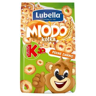 Lubella Miodo kółka Zbożowe kółka z miodem 500 g