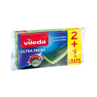 Vileda estropajo esponja 2+1u (4023103157187)