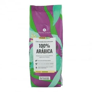 Café Molido Natural Descafeinado 100% Arábica Ecológico Planeta Huerto 250 G.